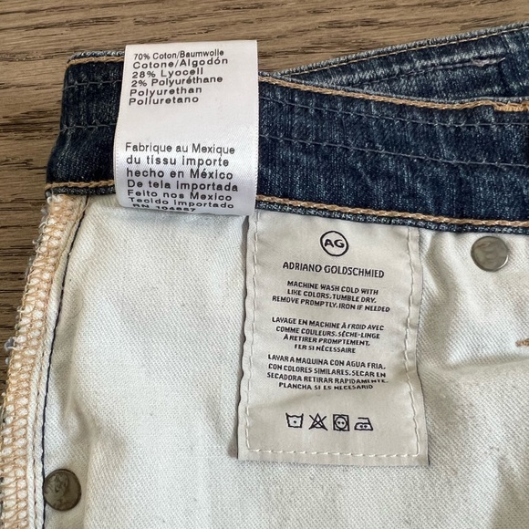 AG Adriano Goldschmied Ex-Boyfriend Slim Ag-ed Denim Jeans (24) - Picture 5 of 14